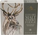 Luxury malt whisky fudge - Chocolade cadeau - Edelhert natuur- 170 gram - Meg Hawkins- kartonverpakking Image