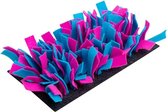 SNUFFELMAT VILT TURQUOISE/ROZE