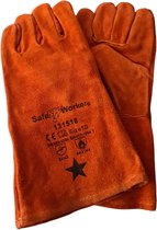 Safeworker Lashandschoen - Veiligheidshandschoen - Maat 10 - 1 Paar - Oranje Bruin