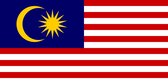 Vlag Maleisië 30x45cm
