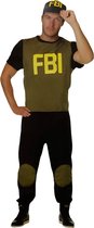 FBI verkleedkostuum voor volwassenen - 3 delig - maat XL