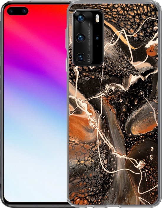 Coque Huawei P40 Pro - Peinture - Design - Abstrait - Coque de téléphone en Siliconen