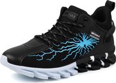 Geweo Sportschoenen Heren - Fitnessschoenen - Atletiek Gym Joggingsneakers - Lonely day  - Midden-Boven Blauw - Maat 43
