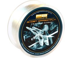 PB Products - Ghost Dragonfly - Ligne principale 100 % fluorocarbone - 400 mètres - 0(18 lb)