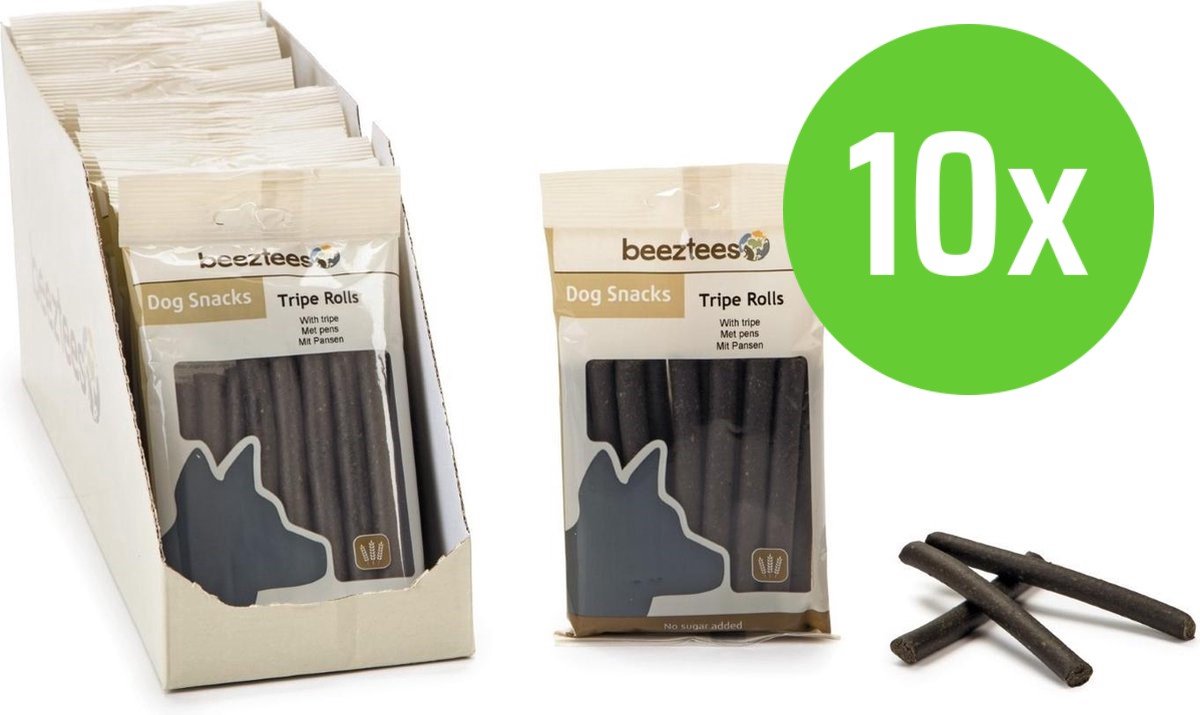 Beeztees Tripe Rolls - hondensnack - 150 gram - 10 verpakkingen