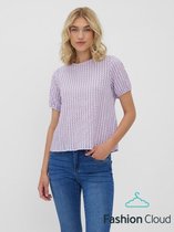 VERO MODA  Kamryn SS Top Wvn Lavendula PAARS L