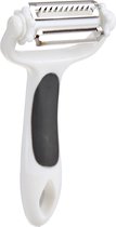 Kinvara 3-in-1 Dunschiller 15 X 7,5 X 3 Cm Staal Wit/grijs