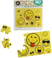 12 stuks mini puzzels Smiley 12x8,5 cm