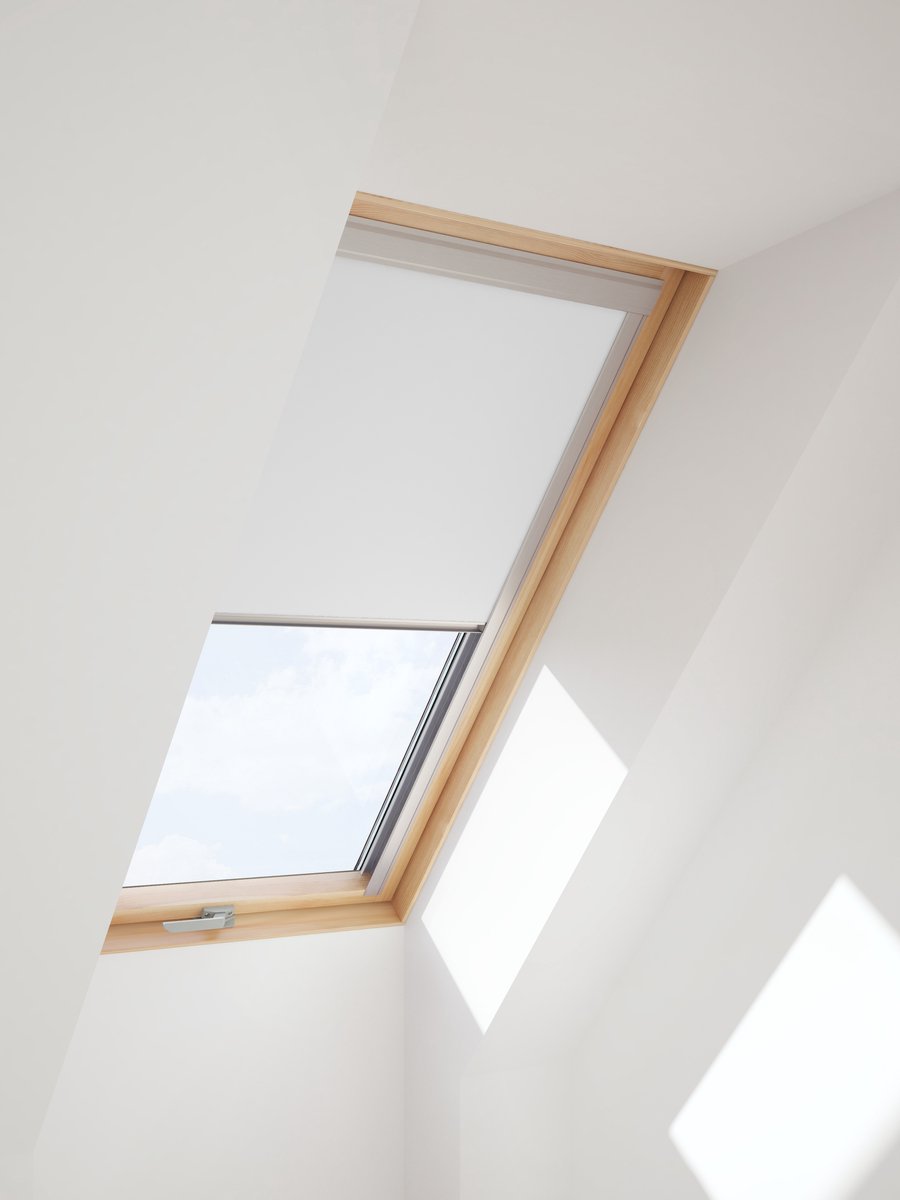 Contrio verduisterende rolgordijn voor Velux ® dakraam - GGL - MK06 Wit (78x118)