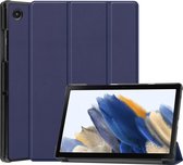 Samsung Galaxy Tab A8 hoes - 10.5 inch - Perfecte pasvorm - Slaap/Wake functie – Diverse kijkhoeken – Blauw