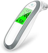 Haarn®  Infrarood Thermometer - Voorhoofd & Oor Temperatuurmeter - Koortsthermometer - No Contact Laser - Groepen Metingen - Kinderen & Baby's