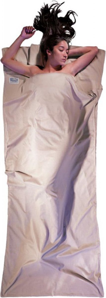 Cocoon Binnenslaapzak Mamo Travelsheet 220 X 88 Cm Katoen Wit van Cocoon — afbeelding 3