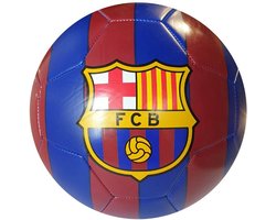 foto van FC Barcelona Voetbal Met Logo Maat 5 21 cm - Barcelona Bal - Champions Leaqeau -