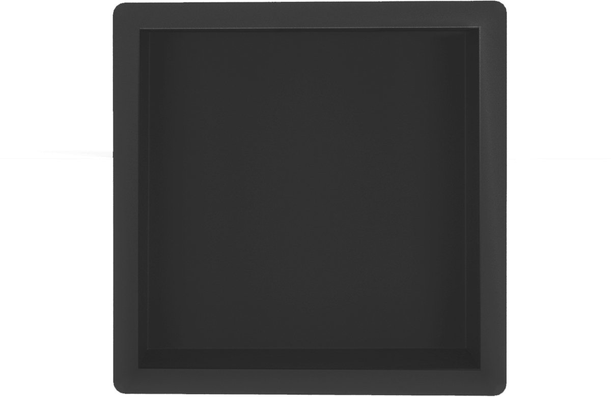 Klea Sunny Inbouwnis 30x30x7cm Mat Zwart