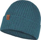 Buff Kort Knitted Hat Beanie 1180817421000, Vrouwen, Blauw, Muts, maat: One size
