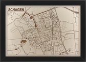 Decoratief Beeld - Houten Van Schagen - Hout - Bekroned - Bruin - 21 X 30 Cm