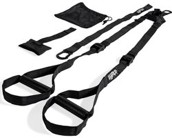 Omslag van VirtuFit TRX Suspension Trainer - Met Opbergtas - Met deuranker - Zwart