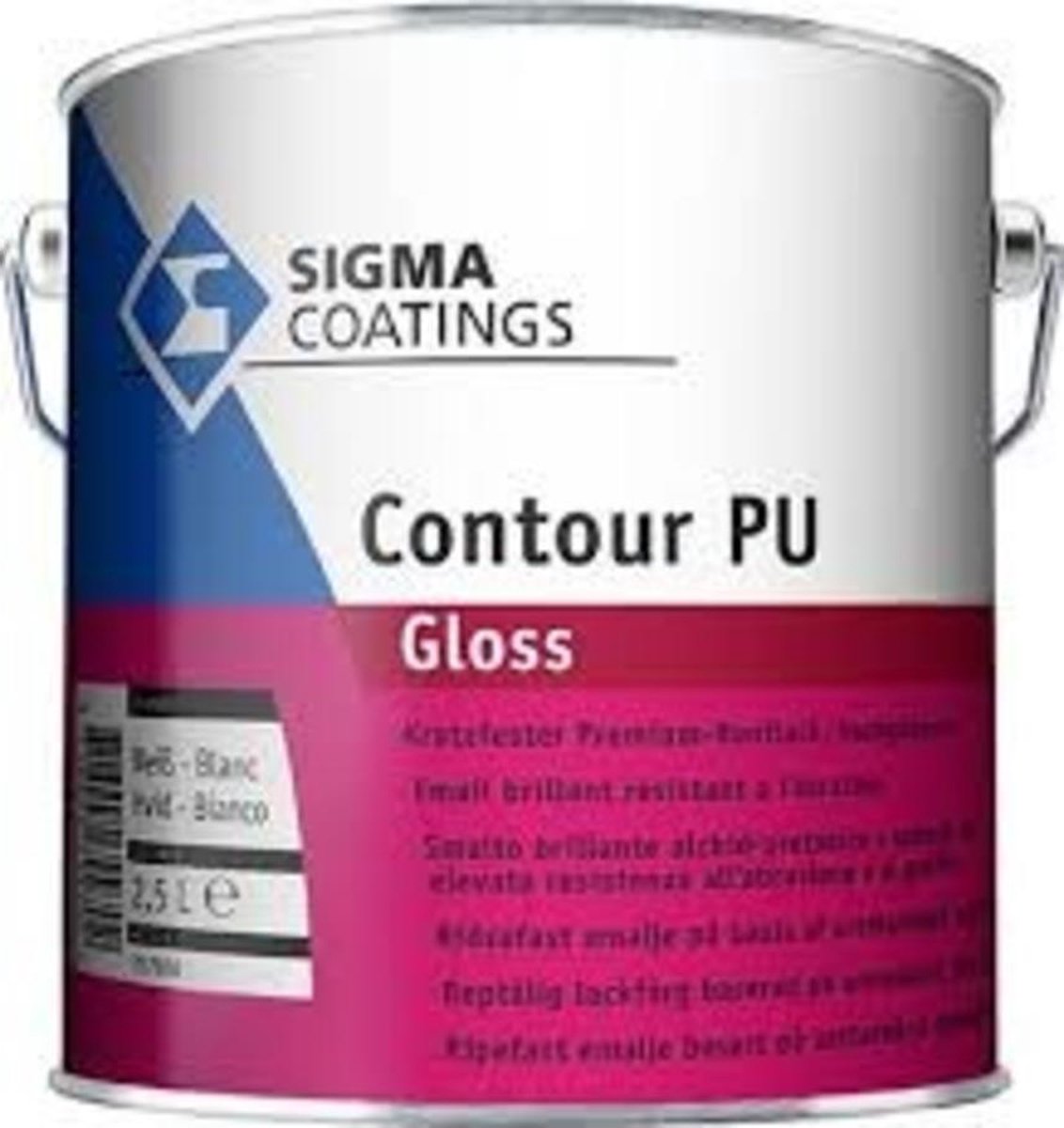 Sigma Contour PU S2U Glans/Gloss 1 Liter Ral 7016