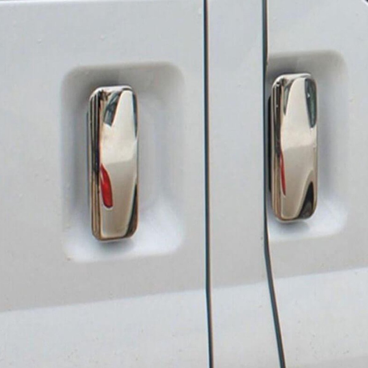 Chrome Deurhendels cover set deurontgrendelingshendel Voor Ford Transit 2003-2013 4st