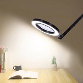 Friick Vergroting Lamp - Loep lamp - LED Verlichting - Met Standaard - Werk Lamp - Vergrootglas - Desk Lamp - Vergroting 5x