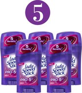Lady Speed Stick Pro 5 in 1 Deodorant -  Anti Transpirant - Anti Witte Strepen - Deodorant Vrouw Voordeelverpakking - 5 Stuks -