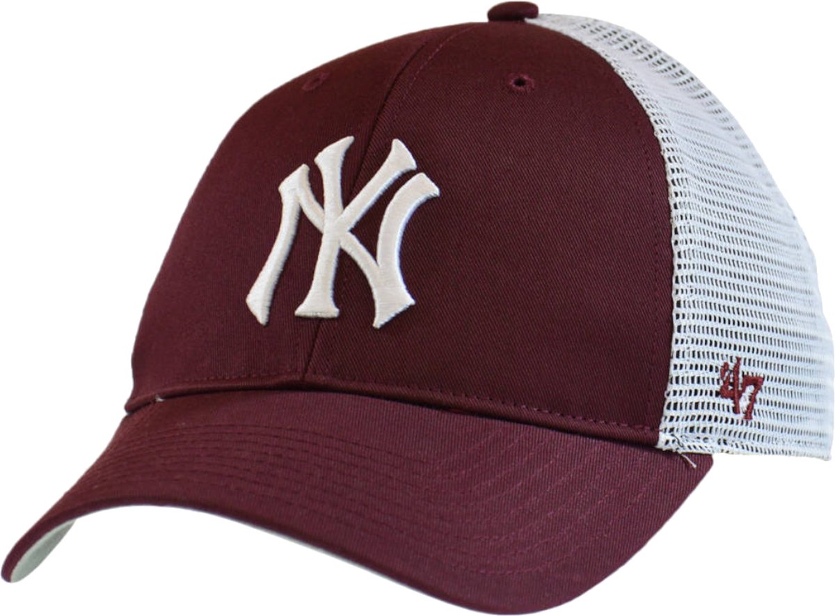47 Brand MLB New York Yankees Branson Cap B-BRANS17CTP-KME, Unisex, Kastanjebruin, Pet, maat: One size