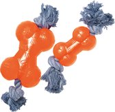 Dog toy Gloria Bone Orange S (9 cm)