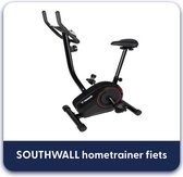 SOUTHWALL Hometrainer fiets- Revalidatiefiets - Fitness - Met Monitor - Zwart