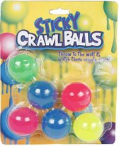 Sticky Glow Balls - Bekend van TikTok! - Plak balletjes - Glow in the dark - Sticky Crawl Balls - 6 stuks - Globbles - Fidget - Speelballen -