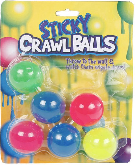 Sticky Glow Balls - Bekend van TikTok! - Plak balletjes - Glow in the dark  - Sticky... | bol.com