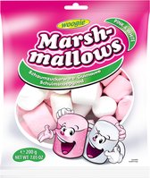 Marshmallows roze/wit (18x zak 200 gram)