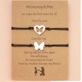 Mommy & me armband-armband-moeder en dochter cadeau-moederdag-vriendschap armband-moeder en dochter-cadeau armband-vlinder-mama-moeder dochter armband-moeder en dochter armband-cad