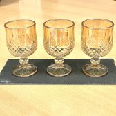 Bavaray golden edition Drinkglazen - 12stuks - Goud gekleurd - Chique - warm/koud bestendig