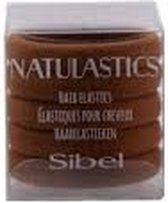 Sibel Natulastics Haarelastieken Donkerbruin 5Stuks