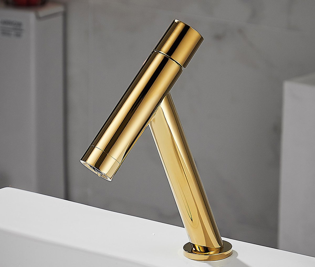 Wastafelkraan GOUD CHROOM Amante Mini OMNITAIR