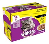 Nourriture pour Nourriture pour chat Whiskas - Sachet 1+ Sauce Volaille Adulte - 12x100g