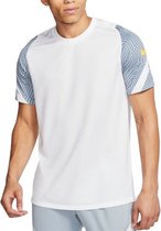 Nike T-Shirt Dry Fit - Wit/Grijs - Maat M