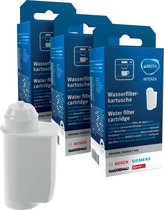 Bosch Siemens 3x Waterfilter voor Koffiemachines Brita Intenza 17000705 - Waterfilter voor 00468009 00467873 00575491 - Verminderd Kalk - Betere Smaak Koffie