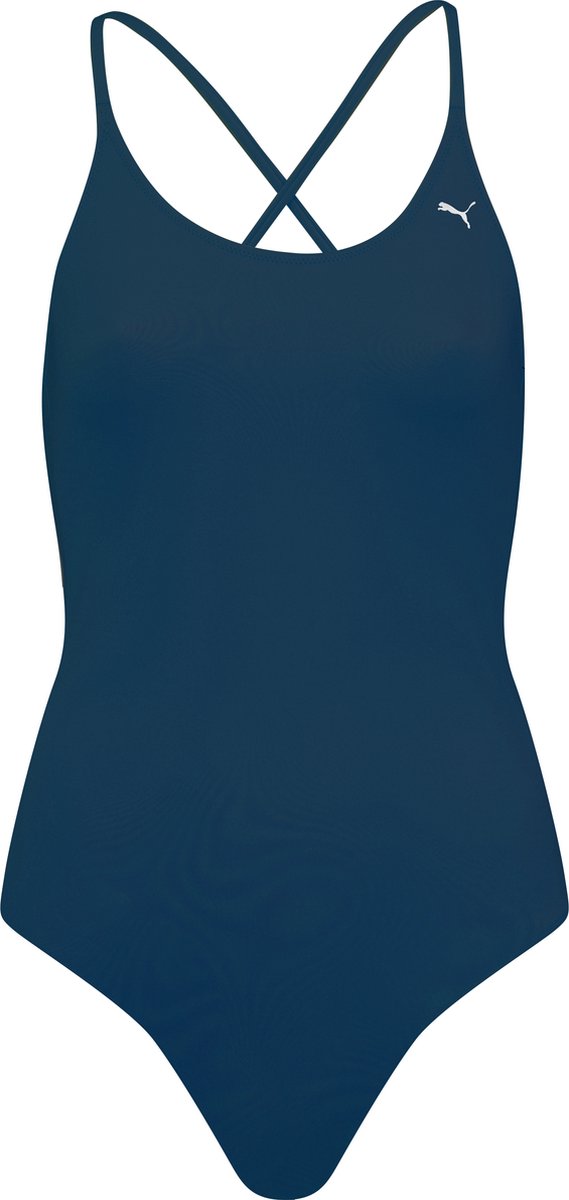 PUMA Sportbadpak Racerback Dames Blauw
