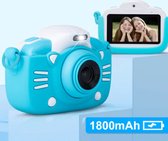 Vitafa Digitale camera - Camera voor kinderen - Kinderfototoestel - Fototoestel - Cadeau - Blauw - 1080P