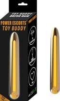 Power Escorts TDY Buddy Gouden Mega Size Bullet - Oplaadbaar - 18 CM - 10 Speed - BR256