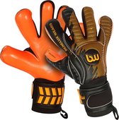 Benelux wears / Keepershandschoenen Volwassenen - zwart,oranje M 10( German Latex ) Hybrid Cut