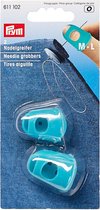 PRYM NAALDGRIJPERS SILICONEN M-L TURQUOISE - 1X2ST