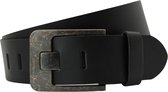 Fana Belts Leren riem 5 cm breed - Zwart - Riemmaat 115 - Extra brede riem - Leren Riem - Stoere riem