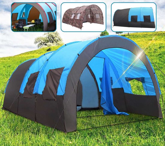 map Banyan snap Familietent 10 Persoons - Grote Tent - 8 Persoons Tent - Tent 10 Personen -  Grote... | bol.com