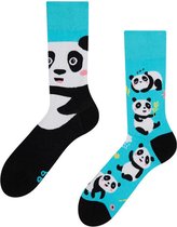 Verjaardag cadeau - Panda sokken - Grappige sokken - Mismatch sokken - Leuke sokken - Vrolijke sokken - Luckyday Socks - Cadeau sokken - Socks waar je Happy van wordt - Maat 41-46