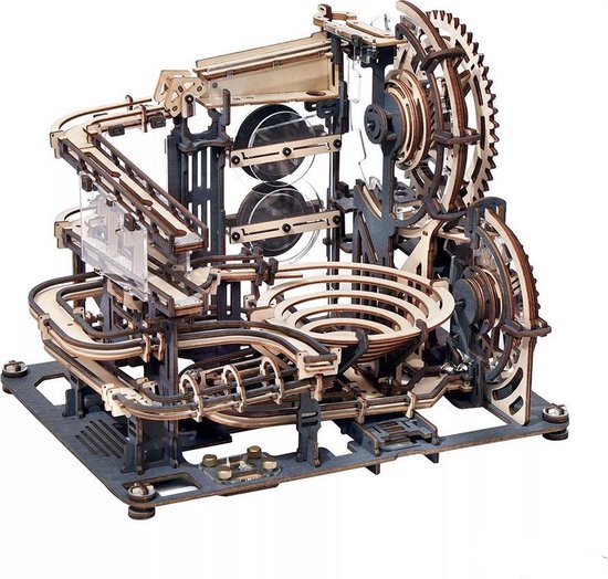 Losy® -  Robotime Knikkerbaan Marble Night City Hout Modelbouw Pakket Zonder Lijm - Bouwpakketten volwassenen - Bouwpakketten kinderen - Modelbouwpakketten volwassenen - Miniatuur bouwpakket volwassenen