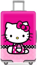 Kofferhoes large - Kofferhoes Cartoon - Beschermhoes Koffer Hello Kitty