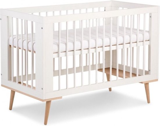 MamaLoes Ledikant Wit/Naturel