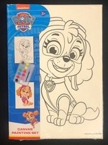 Paw Patrol schilderijtje op canvas (Skye)